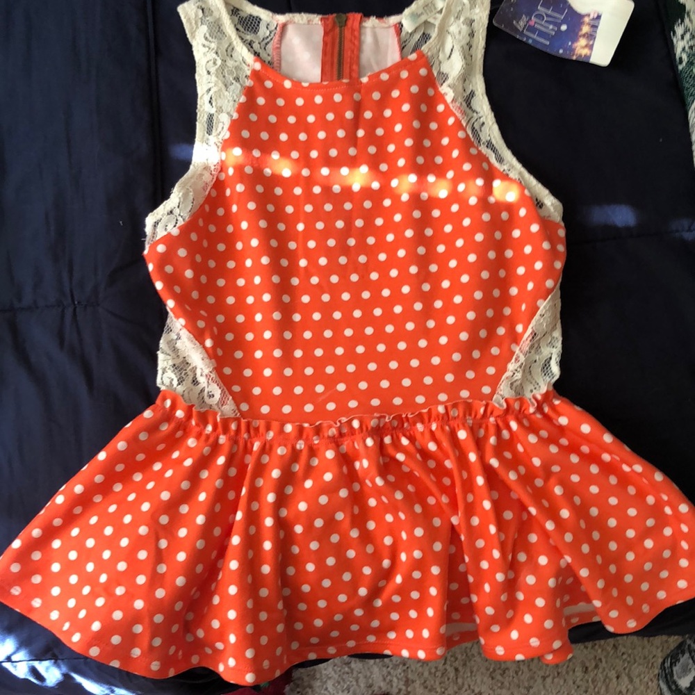 Peplum styled top for teens